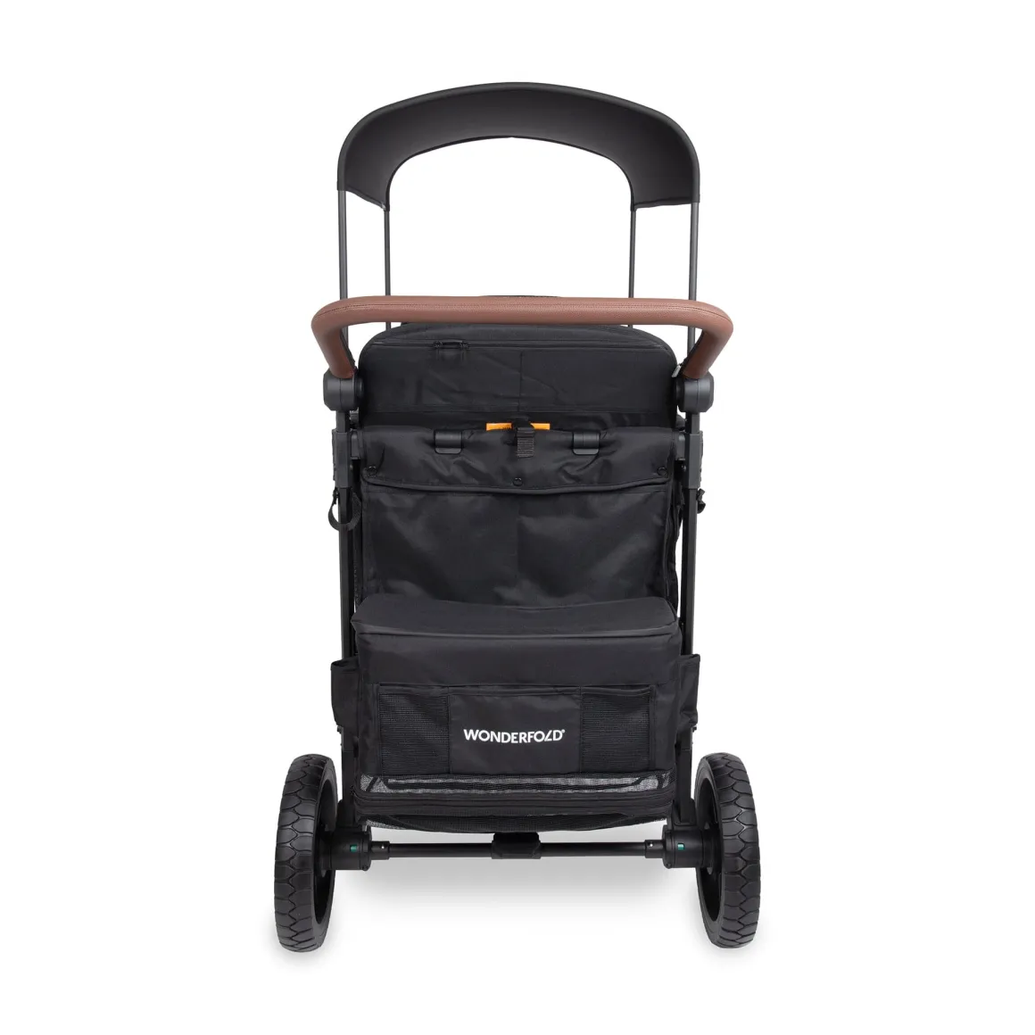WonderFold W4 Luxe Pro (4 Seater) Stroller Wagon - Jet Black
