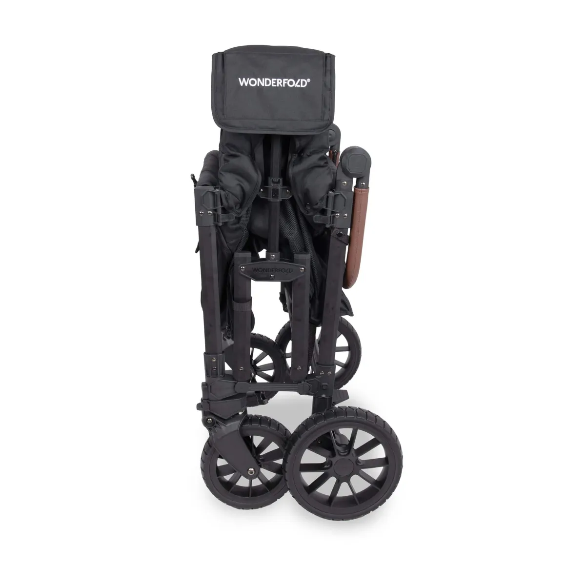 WonderFold W4 Luxe Pro (4 Seater) Stroller Wagon - Jet Black