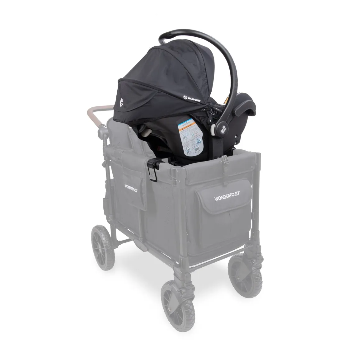 WonderFold W2 Pro Series Car Seat Adapter - Cybex, Nuna, Maxi-Cosi