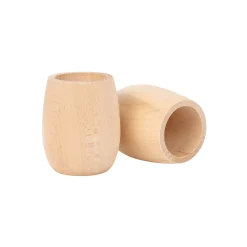 Wood Play Cups, Set of 2
