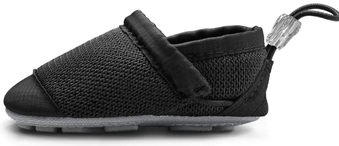 Woolybubs The Toddle Baby Shoe, Size 1 - Black