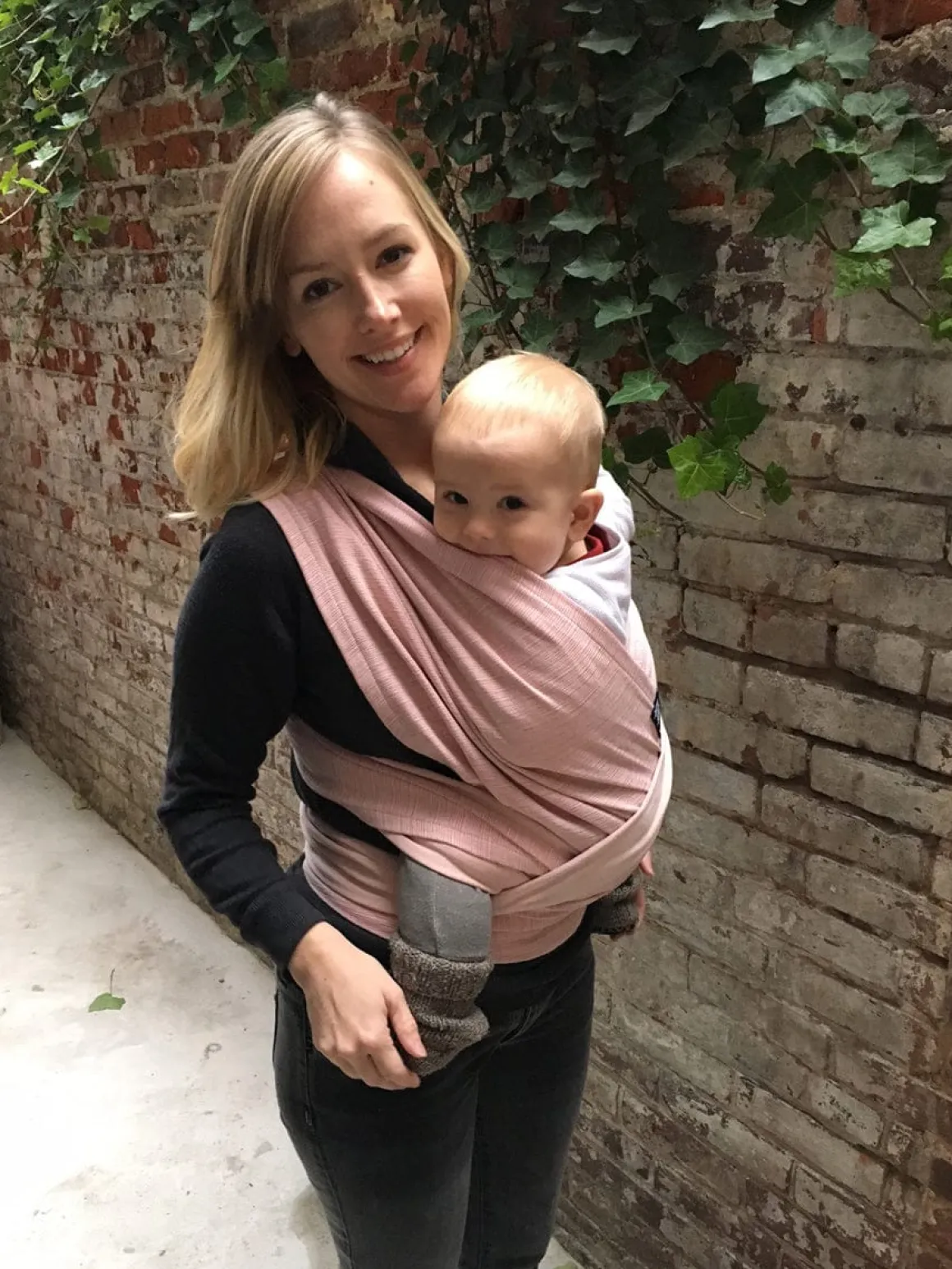 XOXO Buckle Wrap Baby Carrier, Repreve Collection - It's a Boy Pink