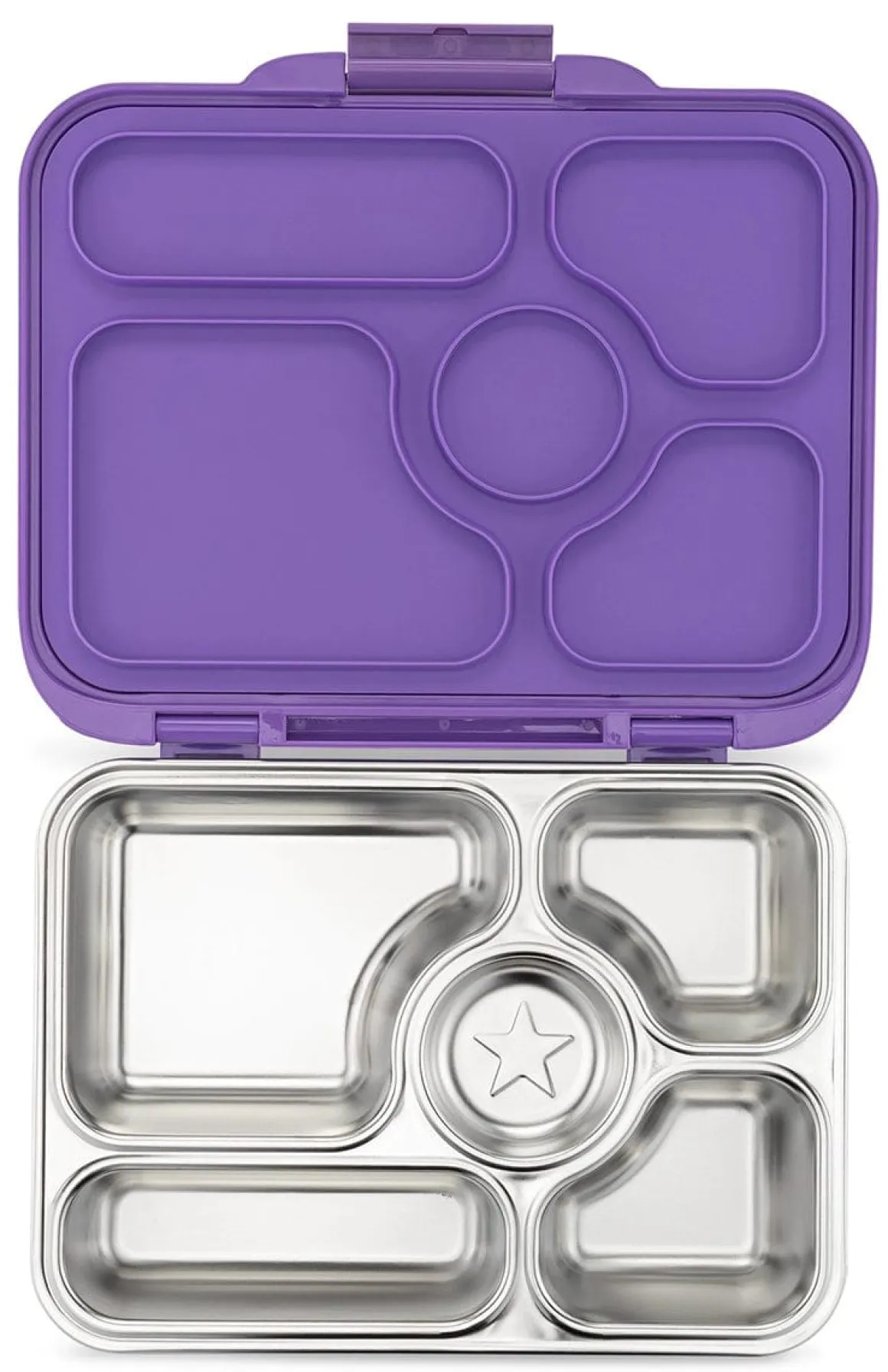 Yumbox Leakproof Bento Lunchbox, Presto Stainless Steel - Remy Lavender