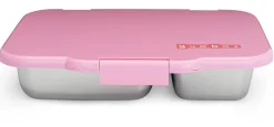 Yumbox Leakproof Bento Lunchbox, Presto Stainless Steel - Rose Pink