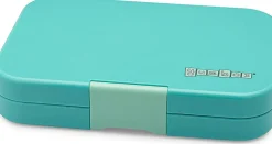 Yumbox Leakproof Bento Lunchbox, Tapas 5 Compartment - Antibes Blue / Bon Appetit Tray