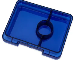 Yumbox Leakproof Bento Snack Box, 3 Compartment - Monte Carlo Blue / Navy