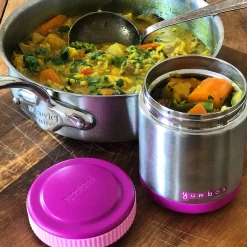 Yumbox Zuppa Stainless Steel Thermal Food Jar & Spoon, 14oz - Bijoux Purple