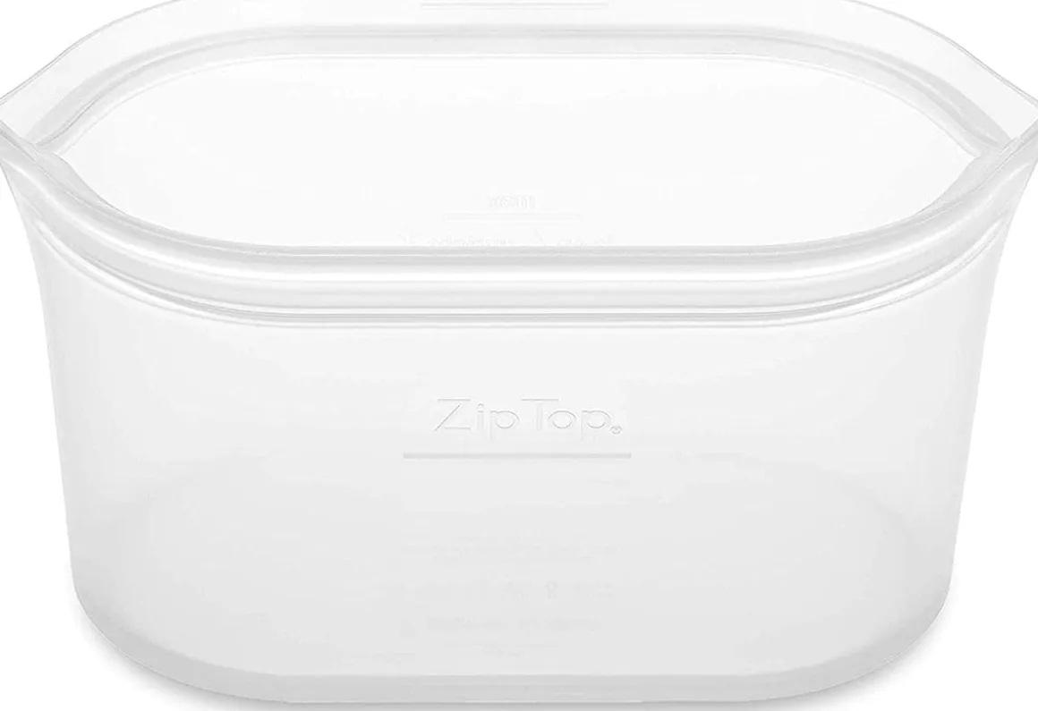 Zip Top Medium Dish - Frost