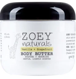 Zoey Naturals Body Butter - Vanilla Grapefruit