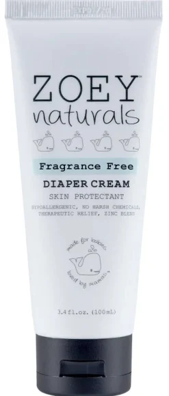 Zoey Naturals Diaper Cream - Fragrance Free