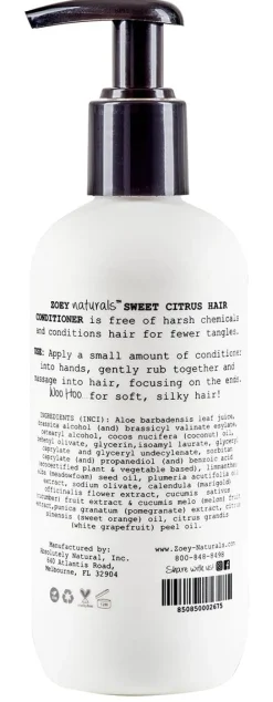 Zoey Naturals Hair Conditioner - Sweet Citrus