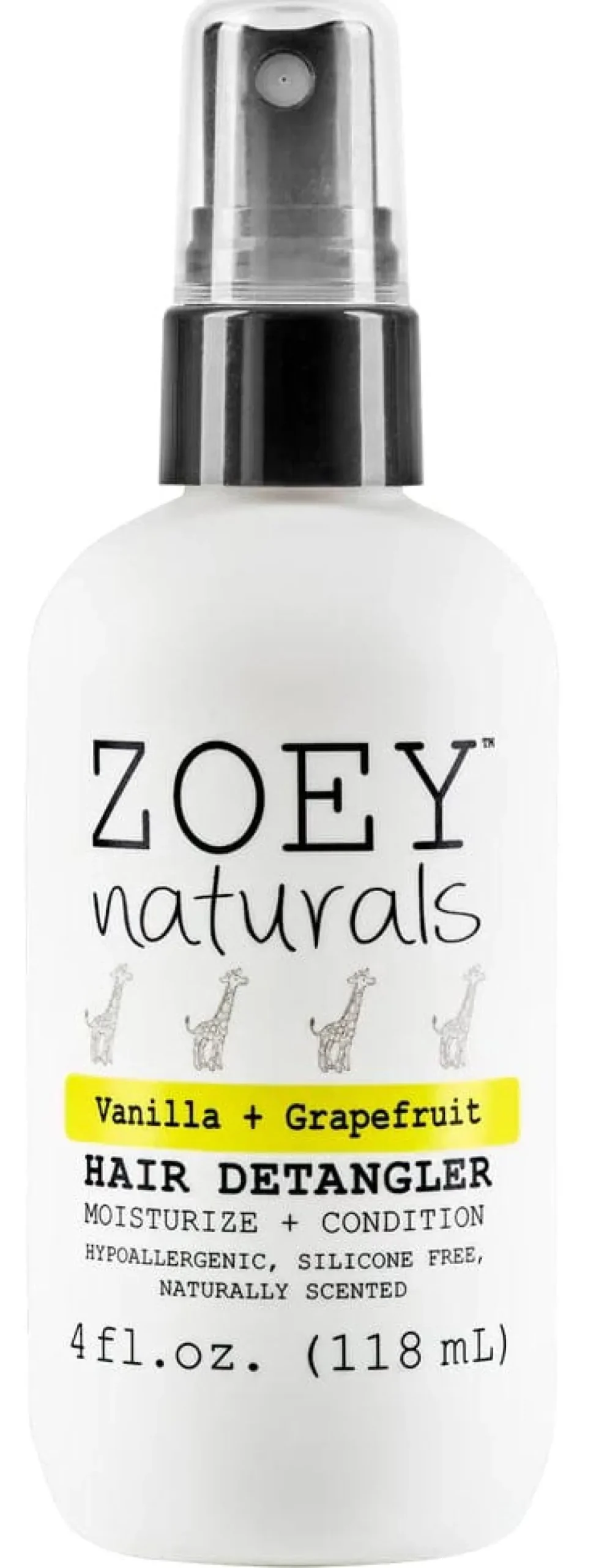 Zoey Naturals Hair Detangler - Vanilla + Grapefruit