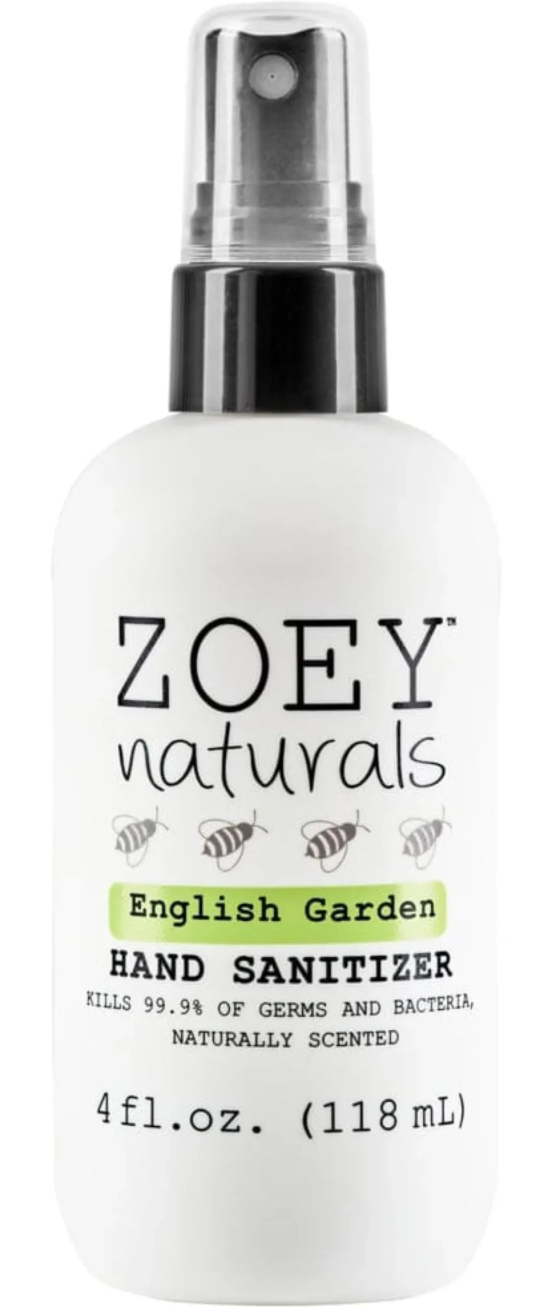 Zoey Naturals Hand Sanitizer - English Garden