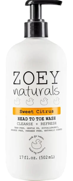 Zoey Naturals Head to Toe Wash - Sweet Citrus