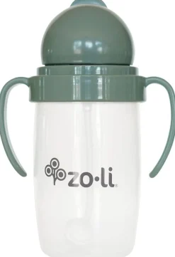 Zoli Bot 2.0 Weighted Straw Sippy Cup, 10oz - Spruce Green