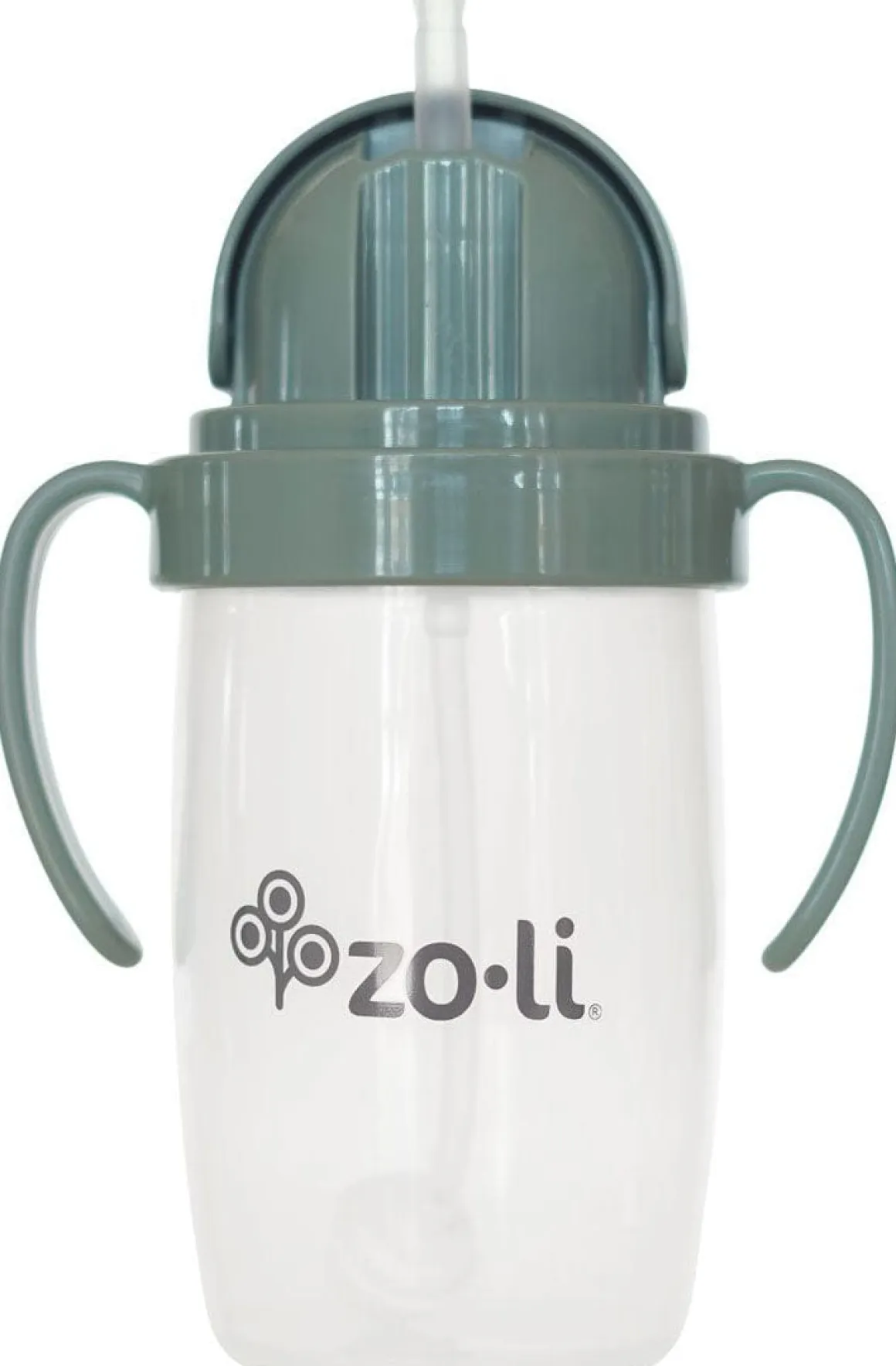 Zoli Bot 2.0 Weighted Straw Sippy Cup, 10oz - Spruce Green