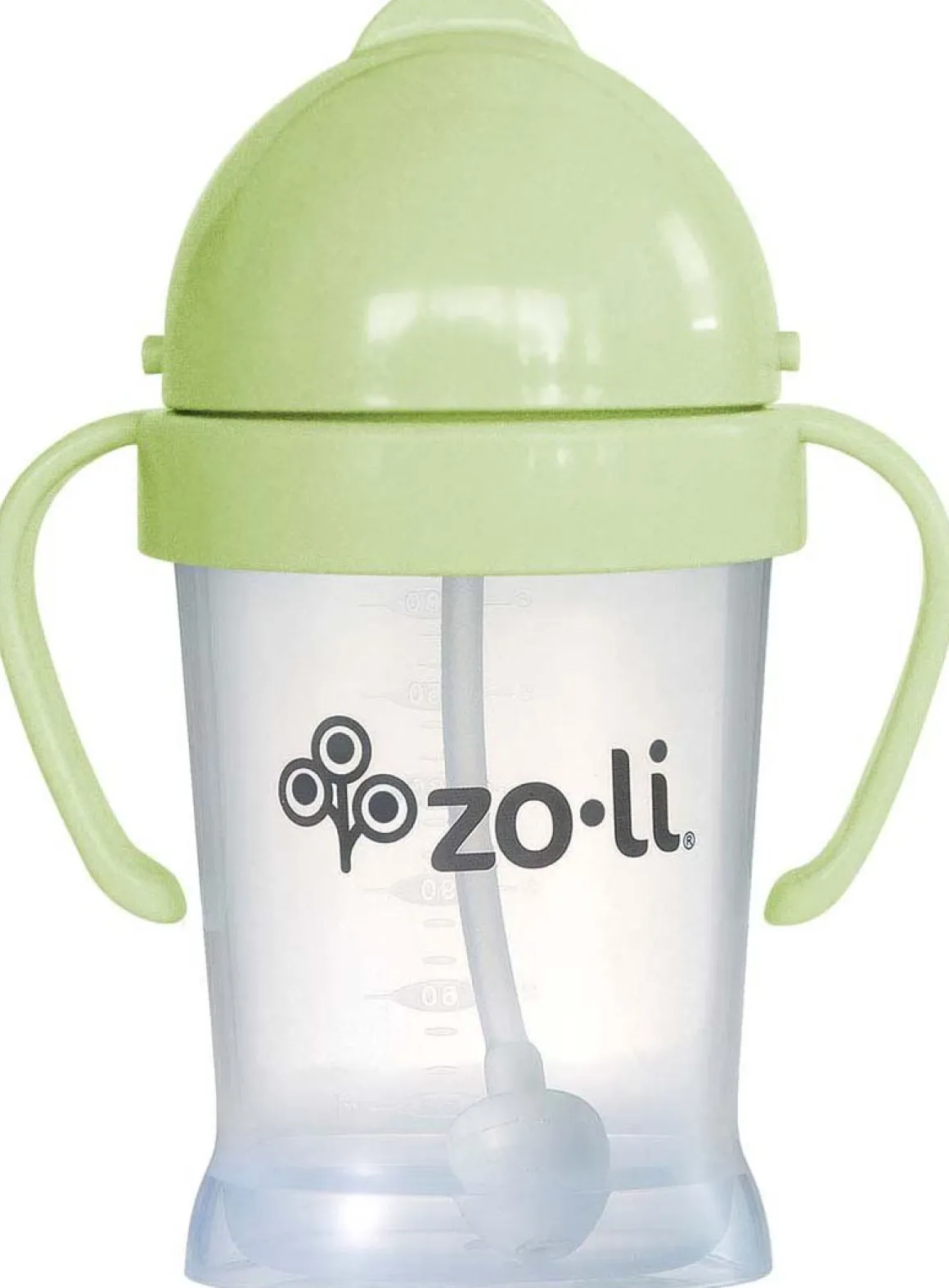 Zoli Bot Weighted Straw Sippy Cup, 6oz - Sage Green