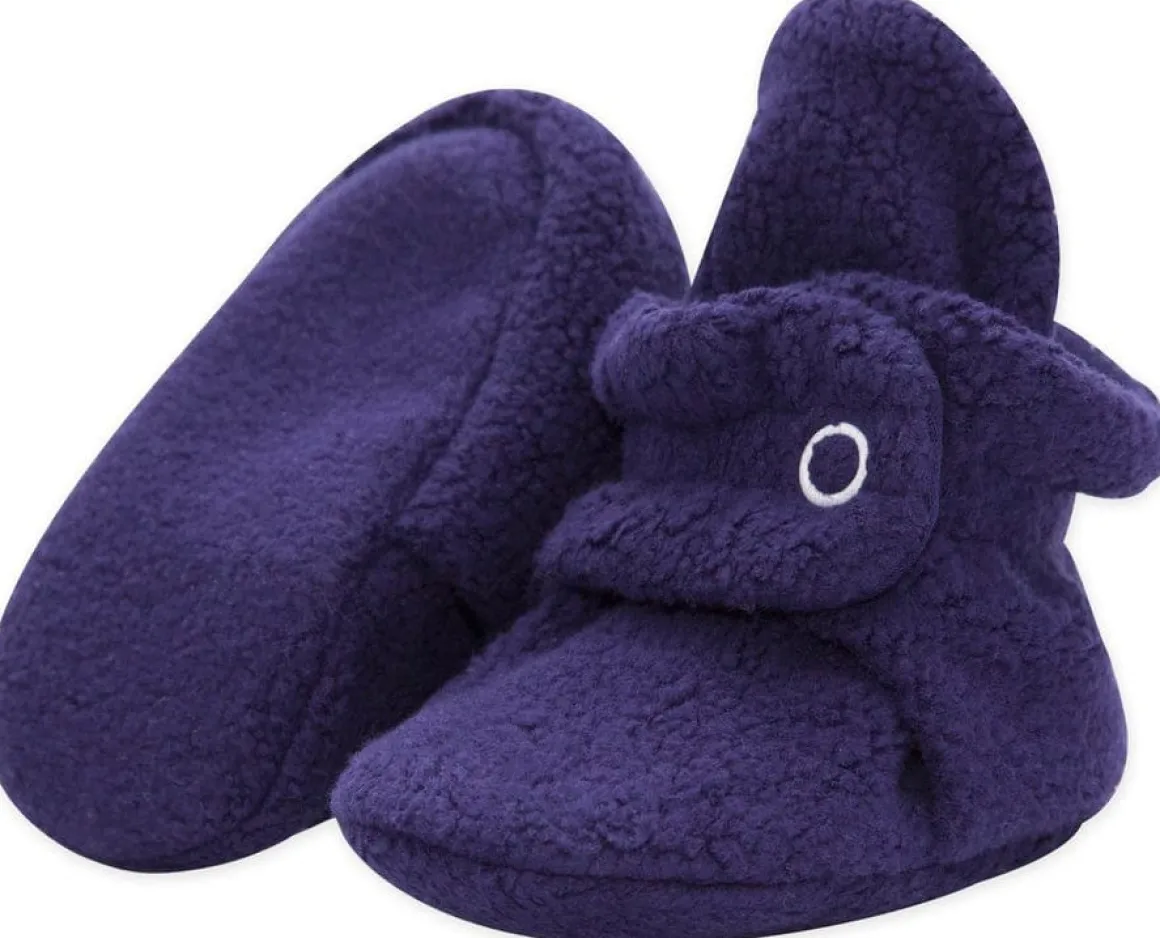 Zutano Cozie Fleece Baby Bootie - True Navy, 6m